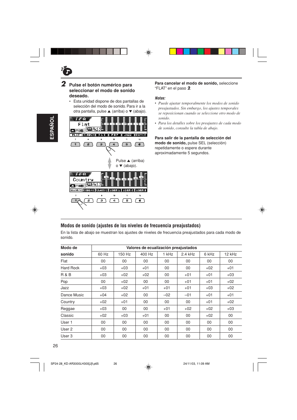 Esp añol | JVC GET0201-001A User Manual | Page 82 / 171