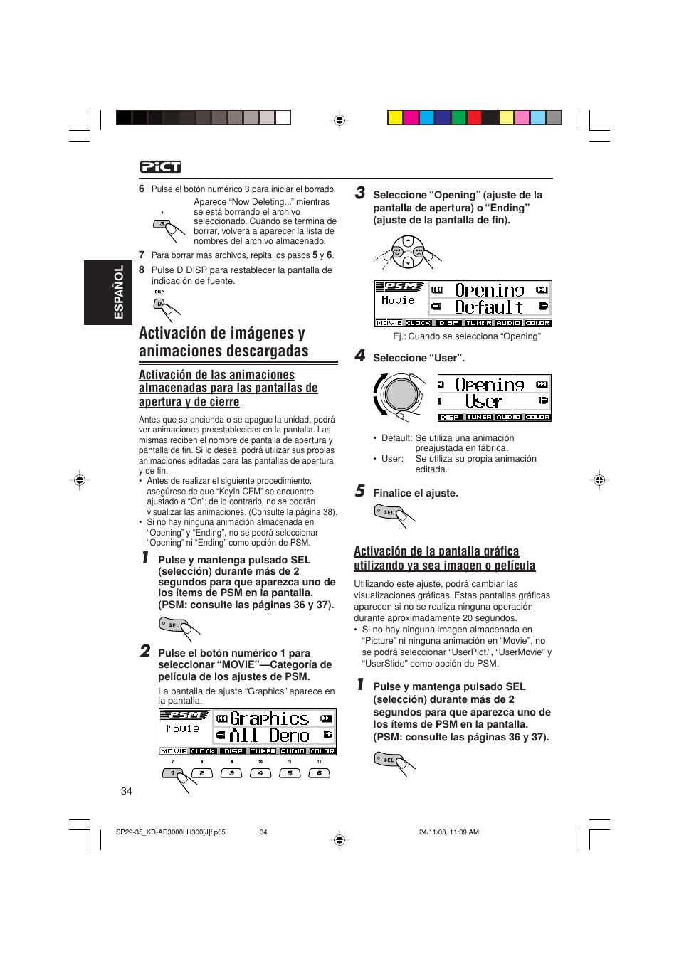Activación de imágenes y animaciones descargadas | JVC GET0201-001A User Manual | Page 90 / 171