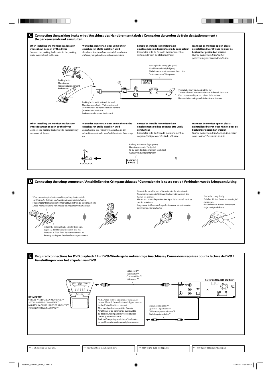 JVC DVD/CD Receiver KD-DV4402 User Manual | Page 5 / 6