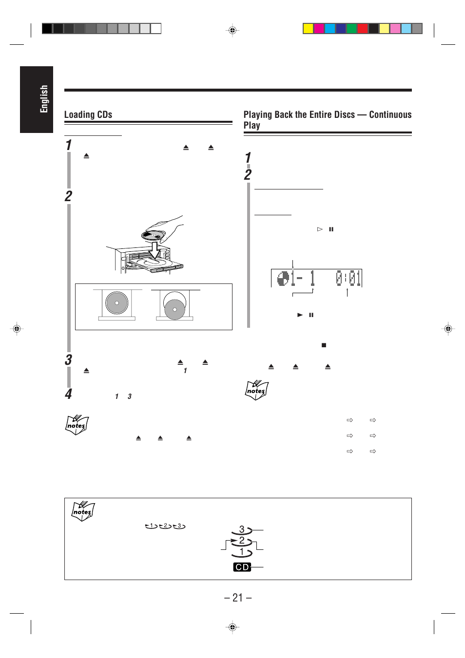 Loading cds | JVC CA-MXS6MD User Manual | Page 24 / 75