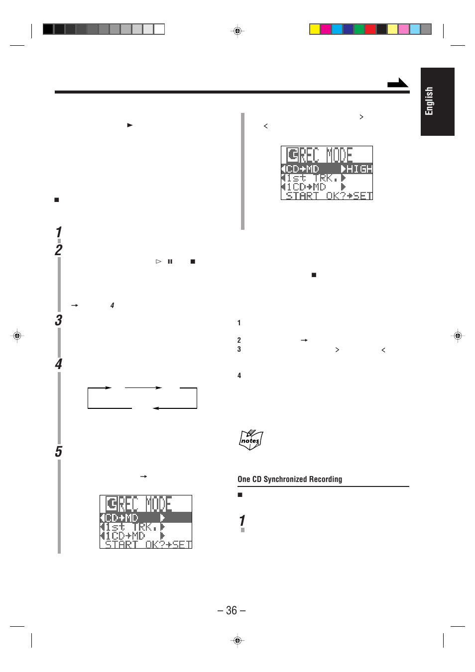 English | JVC CA-MXS6MD User Manual | Page 39 / 75