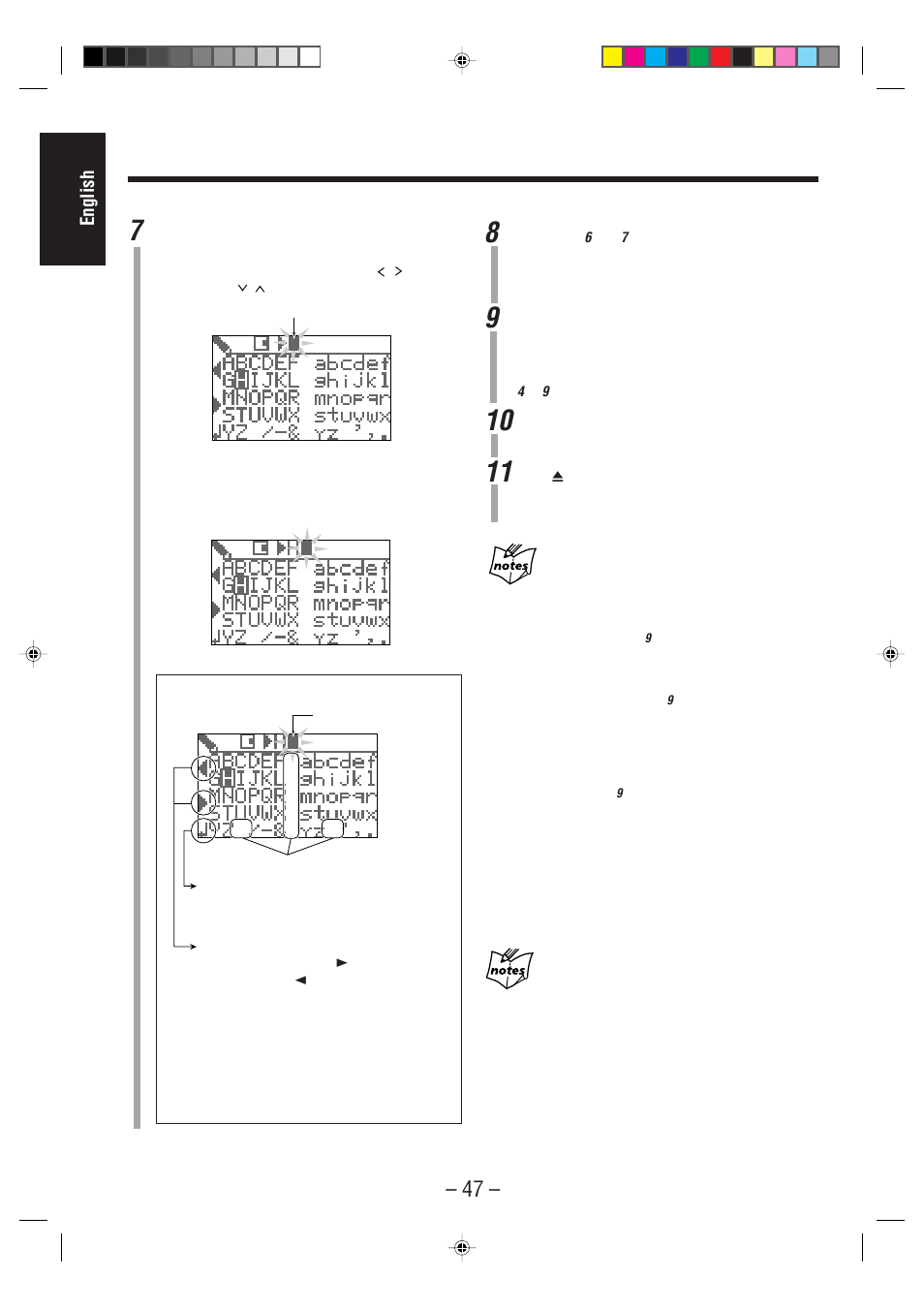 English | JVC CA-MXS6MD User Manual | Page 50 / 75