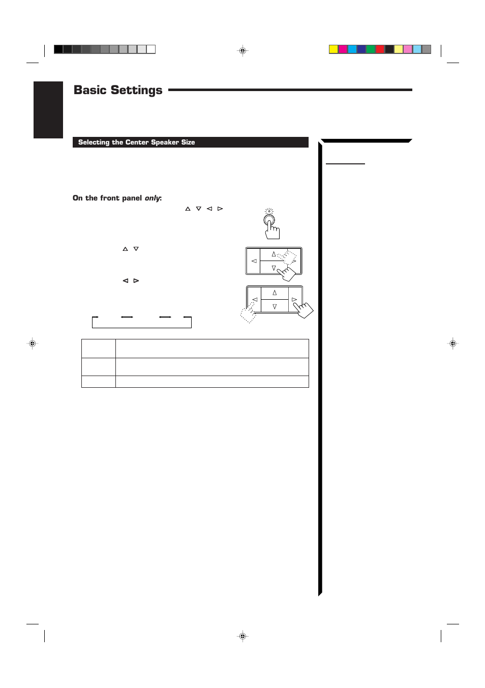 Basic settings | JVC RX-60VGD User Manual | Page 18 / 50