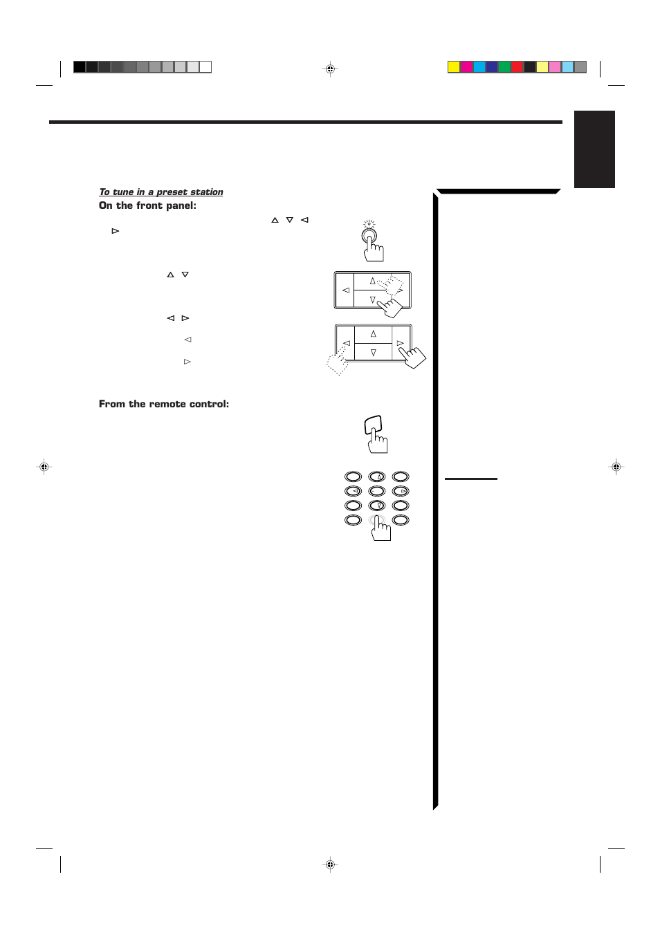 English | JVC RX-60VGD User Manual | Page 21 / 50