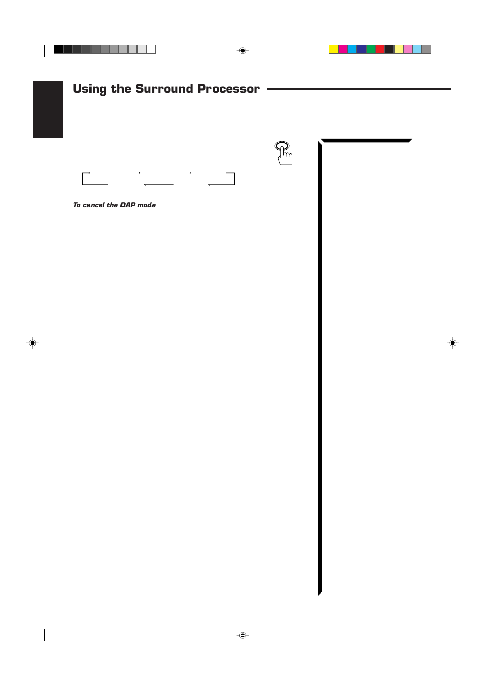 Using the surround processor | JVC RX-60VGD User Manual | Page 30 / 50