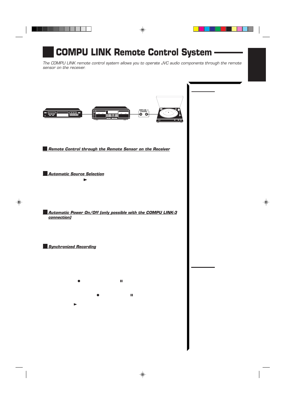 Compu link remote control system | JVC RX-60VGD User Manual | Page 39 / 50
