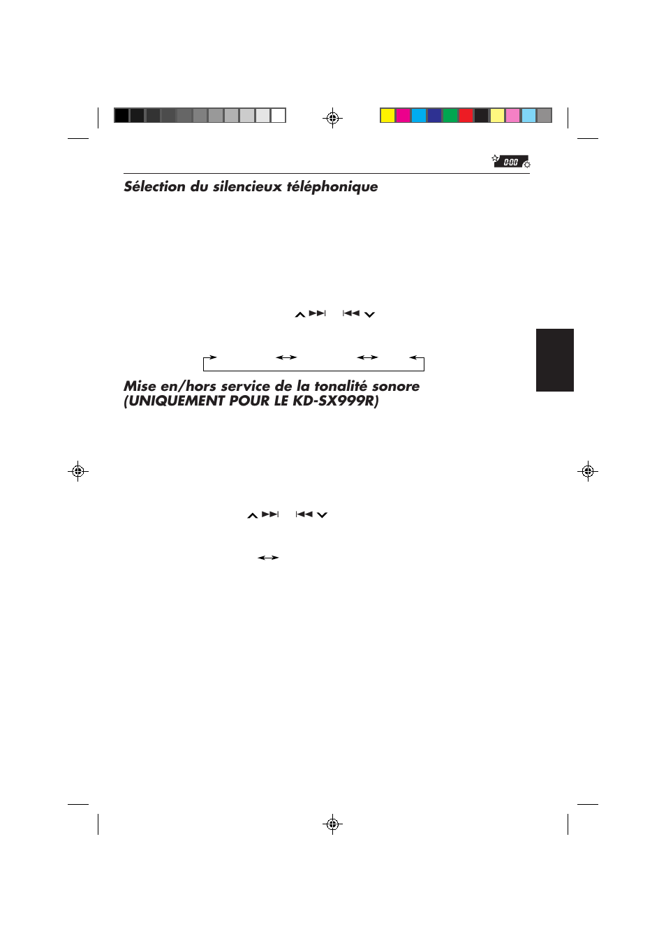 Sélection du silencieux téléphonique | JVC KD-SX959R User Manual | Page 129 / 194