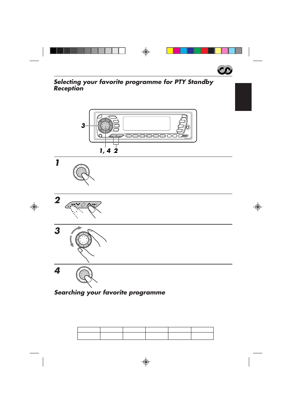 Finish setting. searching your favorite programme | JVC KD-SX959R User Manual | Page 13 / 194