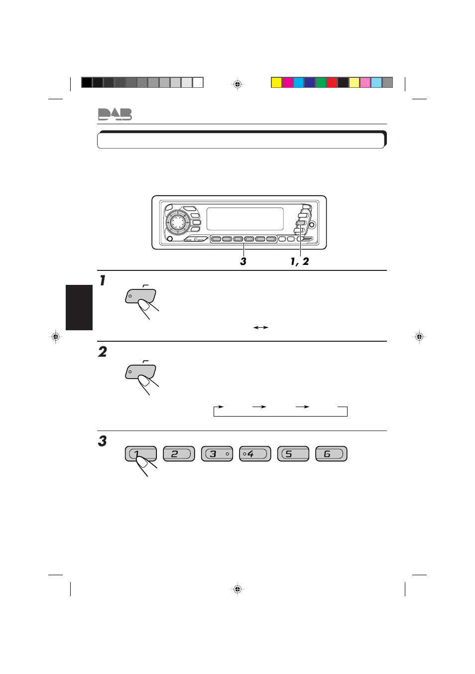 Afstemmen op een opgeslagen dab-service | JVC KD-SX959R User Manual | Page 190 / 194