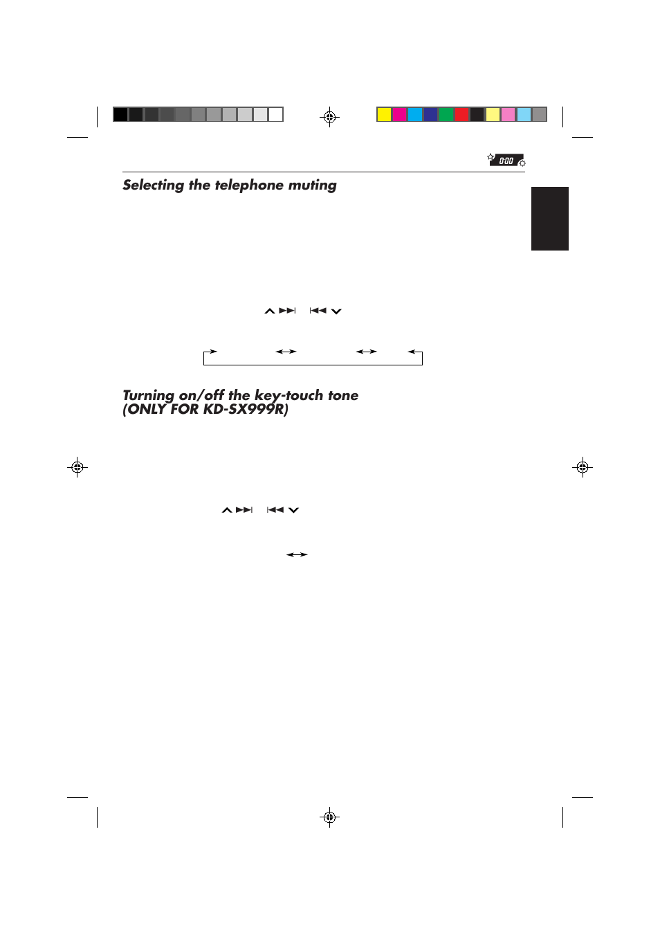 Selecting the telephone muting | JVC KD-SX959R User Manual | Page 33 / 194