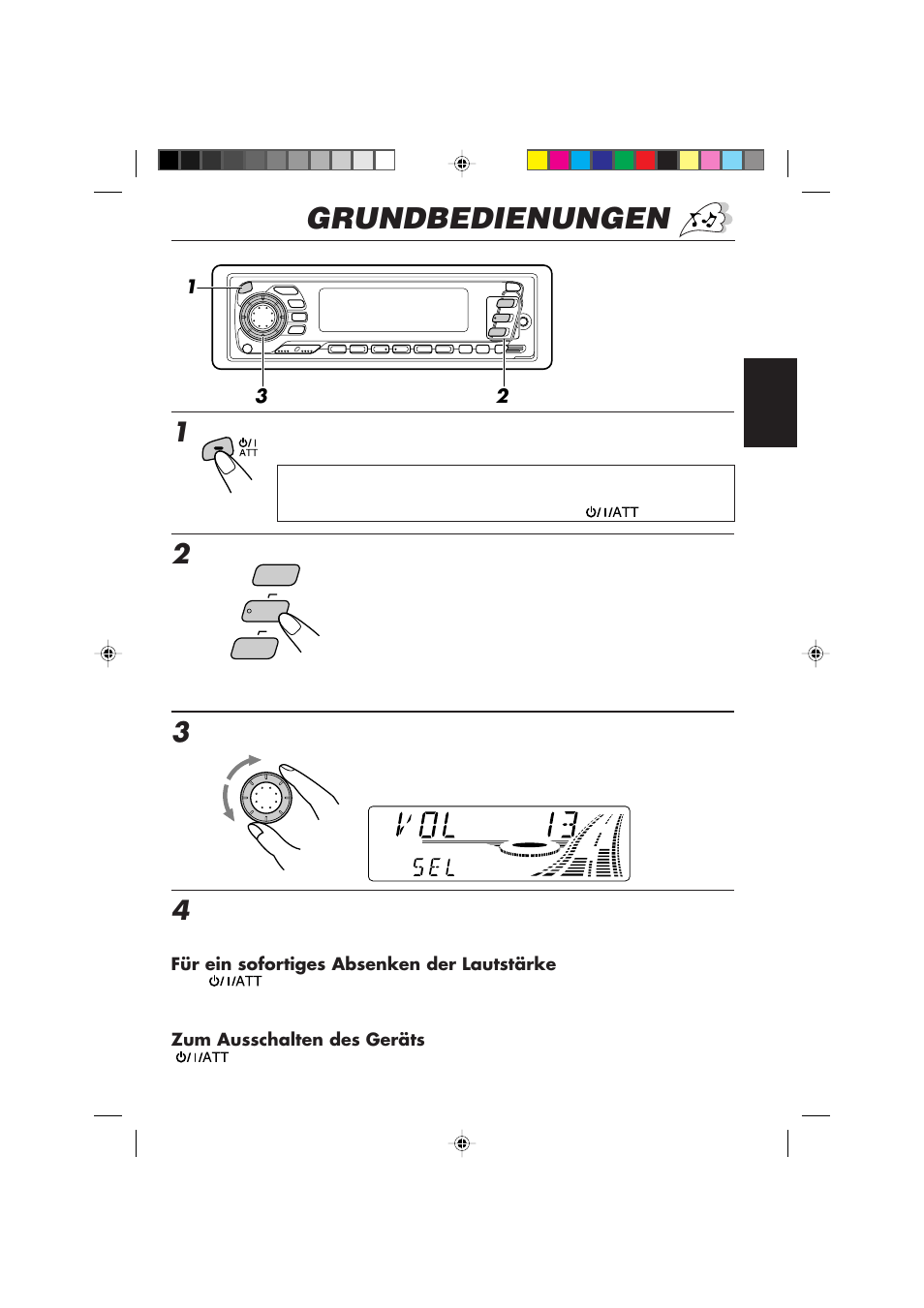 Grundbedienungen | JVC KD-SX959R User Manual | Page 53 / 194