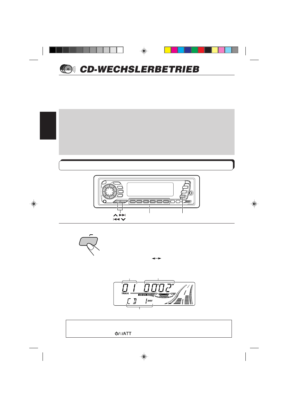 Cd-wechslerbetrieb, Abspielen der cds, Den automatischen cd-wechsler wählen | JVC KD-SX959R User Manual | Page 86 / 194