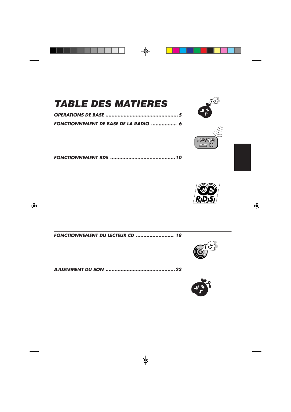Table des matieres | JVC KD-SX959R User Manual | Page 99 / 194