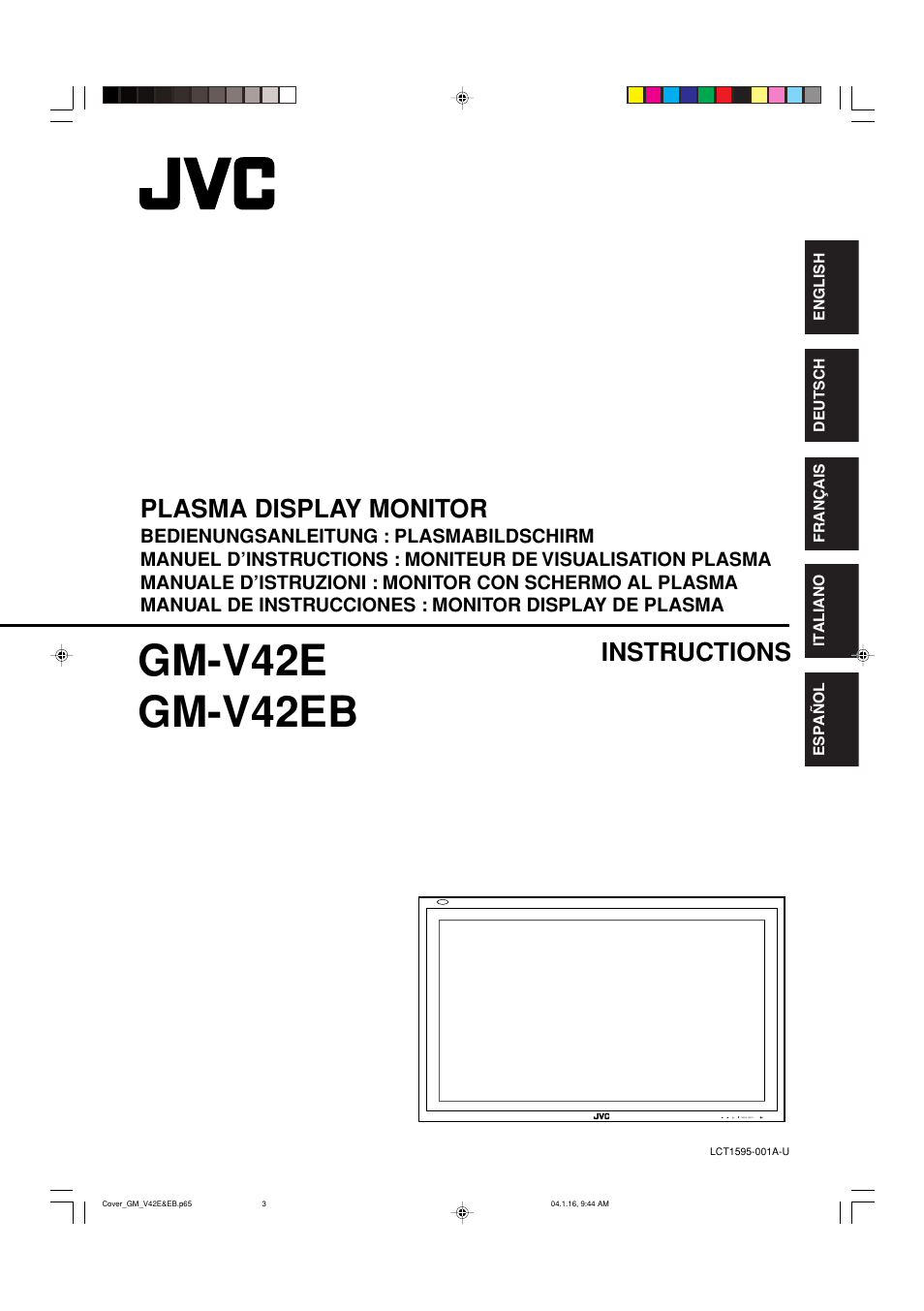 JVC GM-V42EB User Manual | 44 pages
