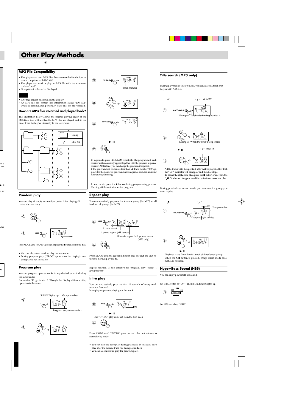 Other play methods | JVC XL-PM20SL User Manual | Page 42 / 44