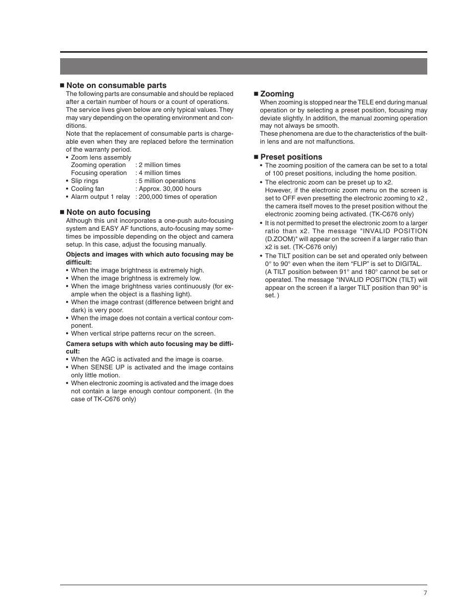 JVC TK-C655 User Manual | Page 7 / 48