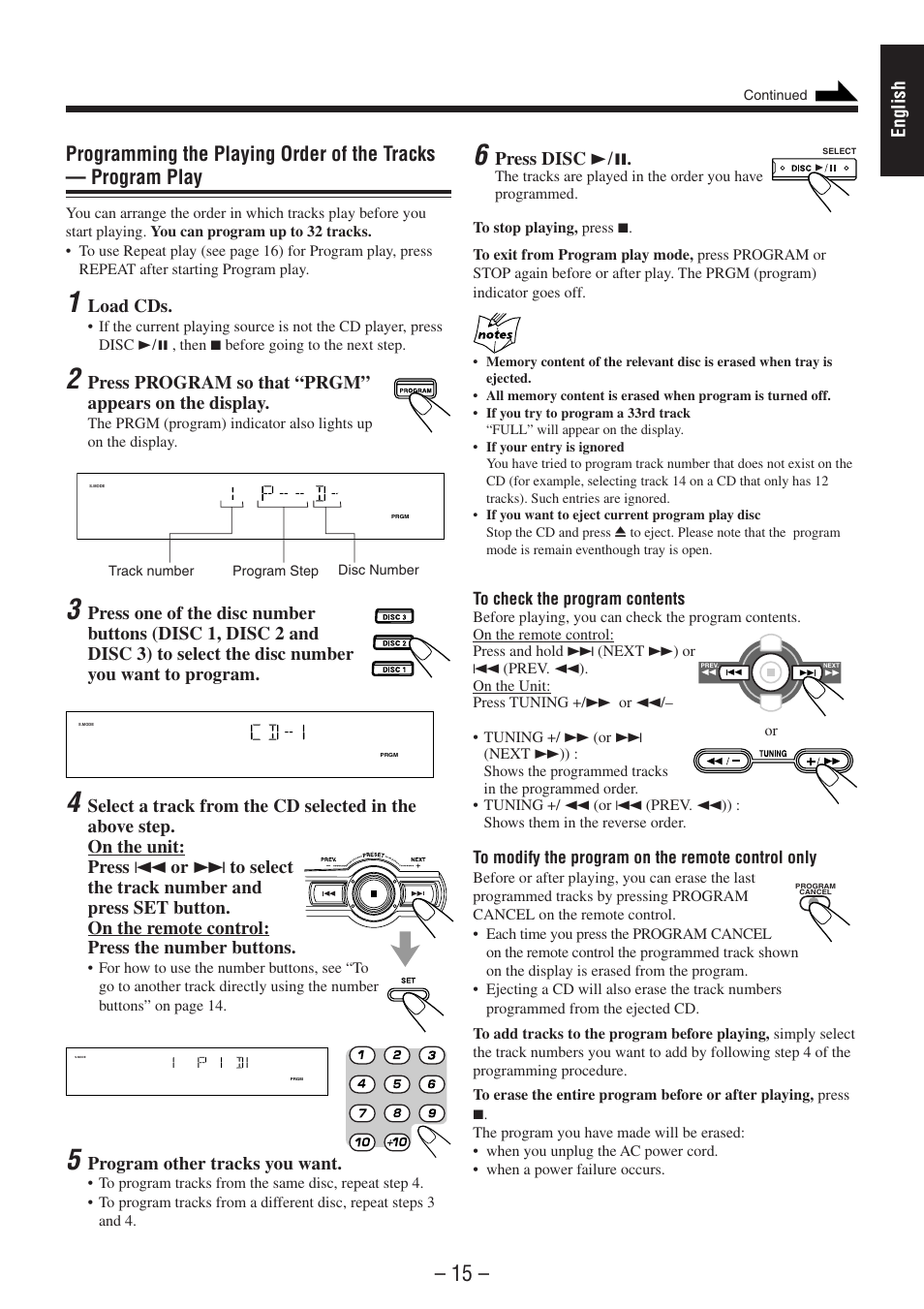 JVC CA-MXSK1 User Manual | Page 19 / 116