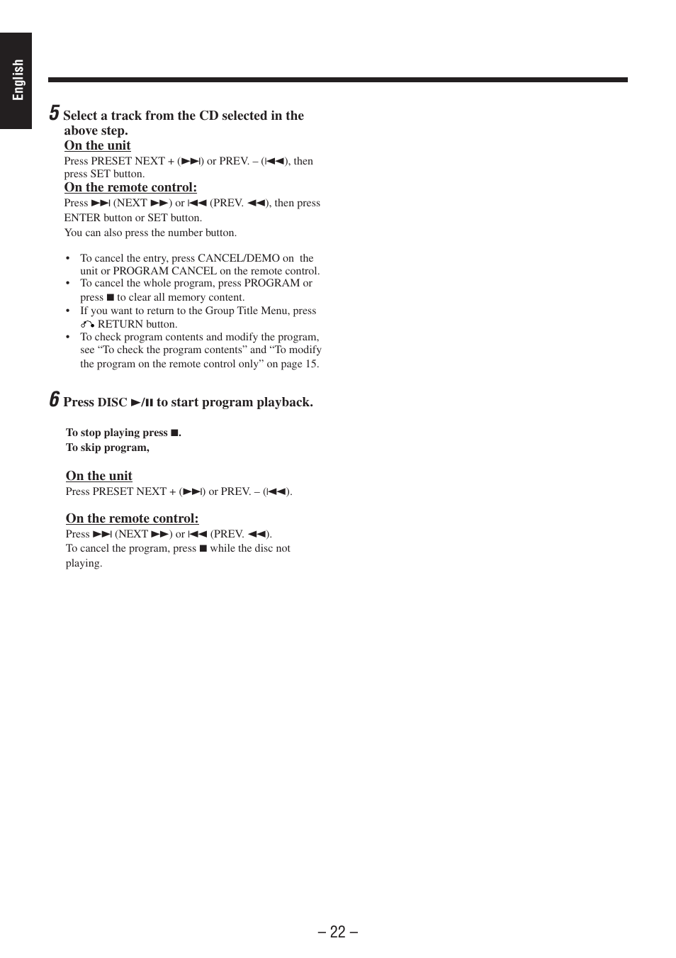 JVC CA-MXSK1 User Manual | Page 26 / 116