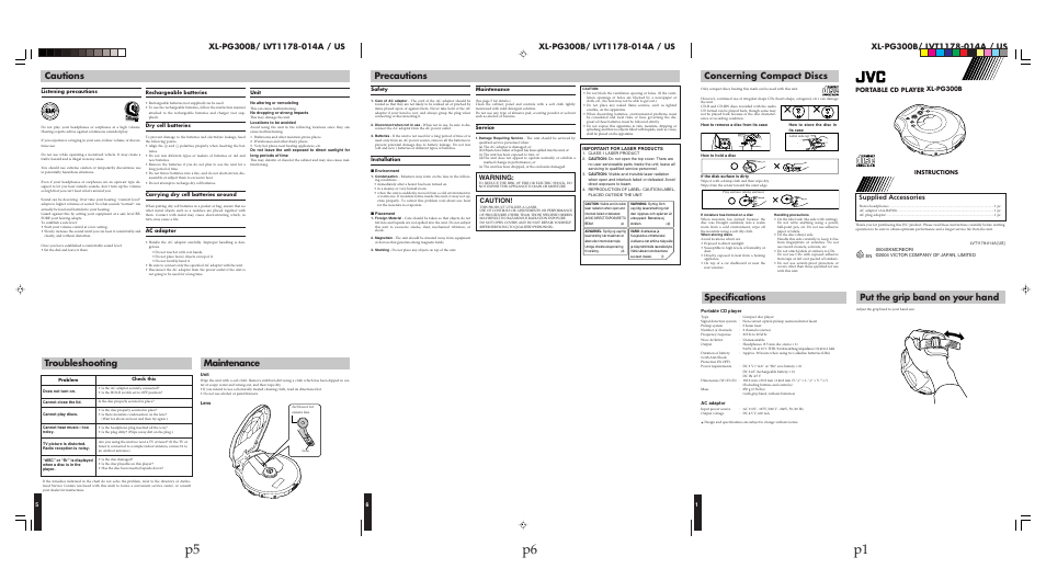 JVC 0504SKMCREORI User Manual | 4 pages