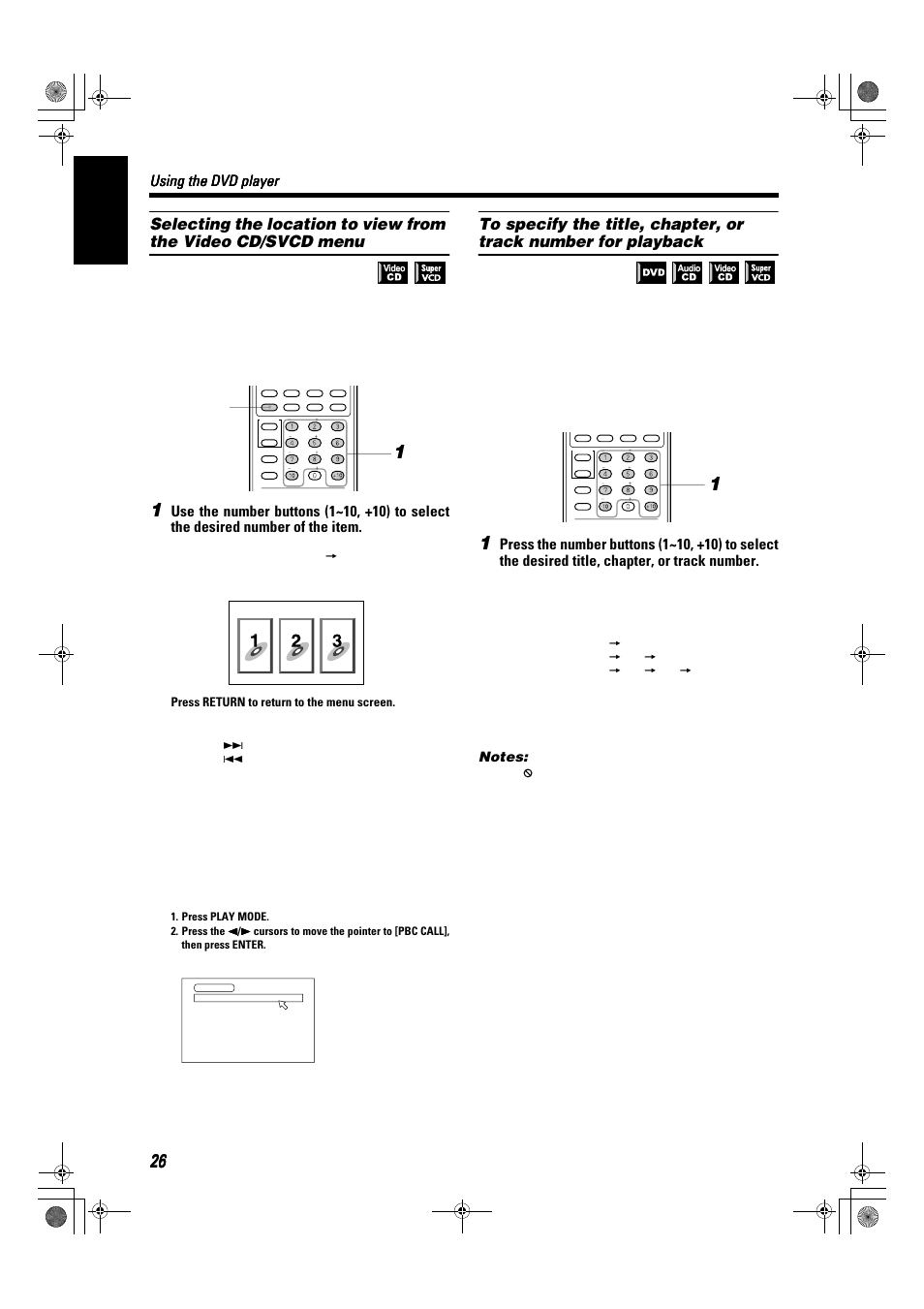 English, Using the dvd player | JVC SP-XSA9 User Manual | Page 30 / 67