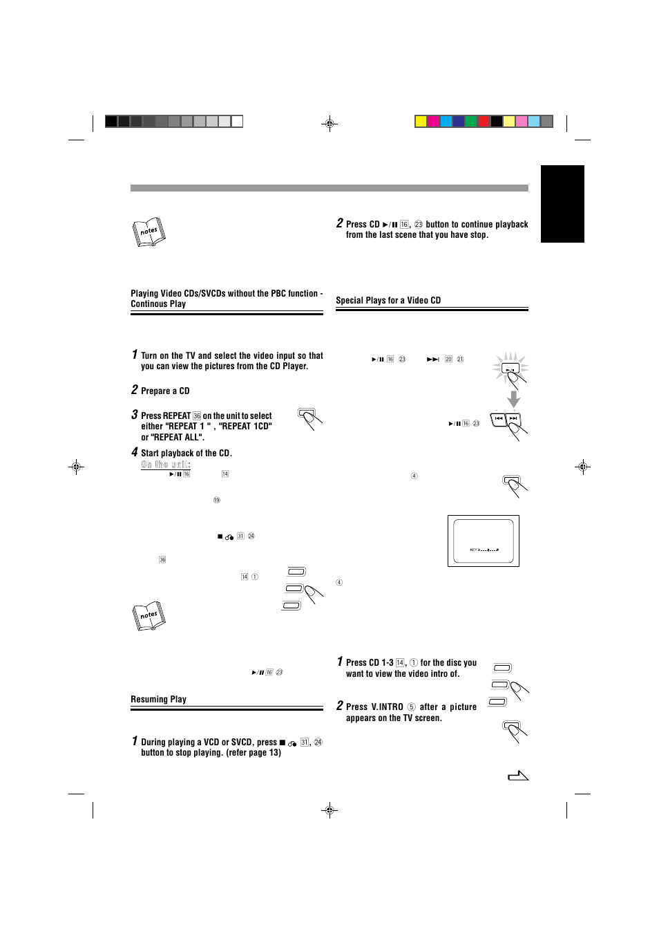 English | JVC MX-J333VU User Manual | Page 19 / 35