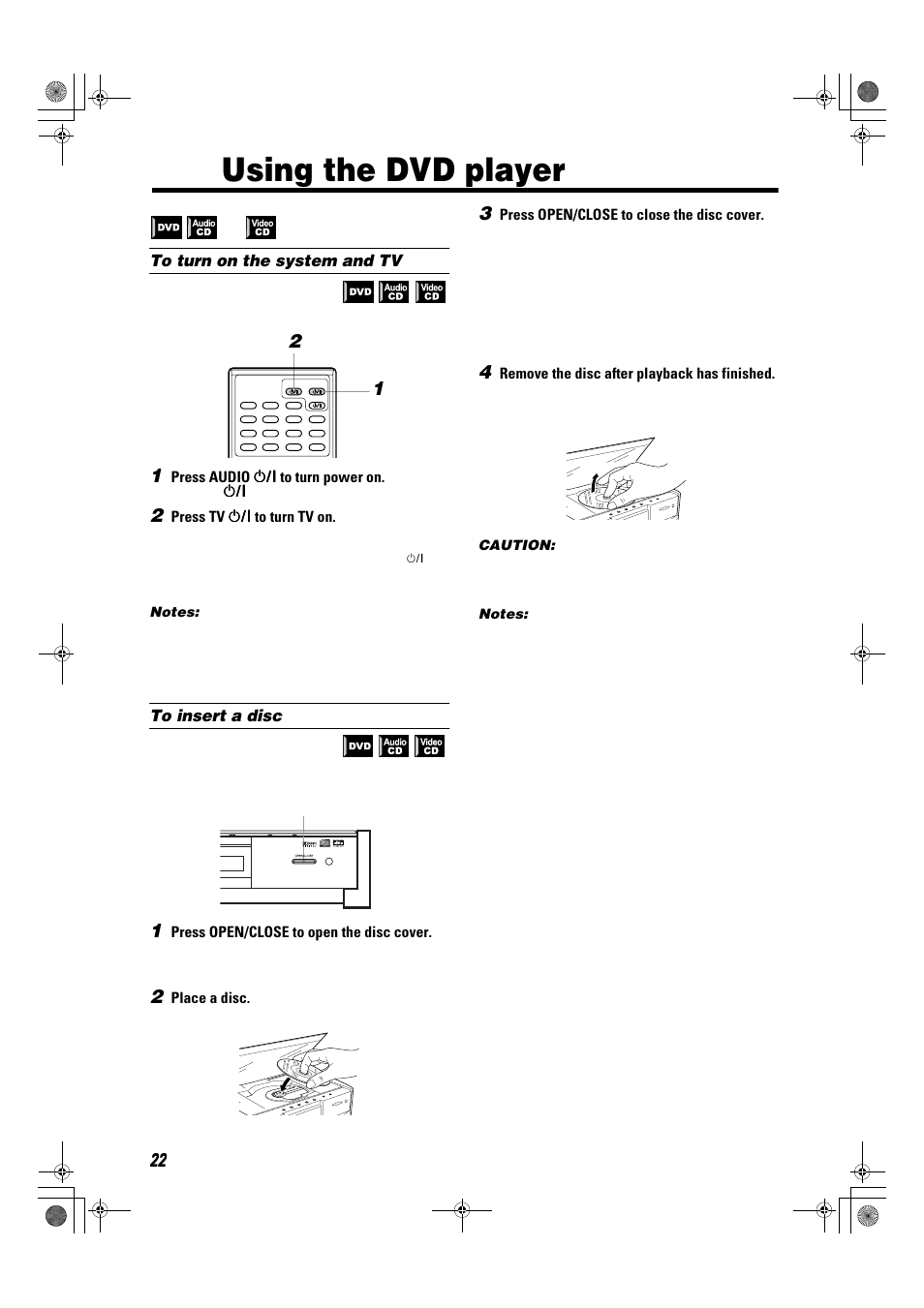 Using the dvd player | JVC TH-A9R User Manual | Page 24 / 65