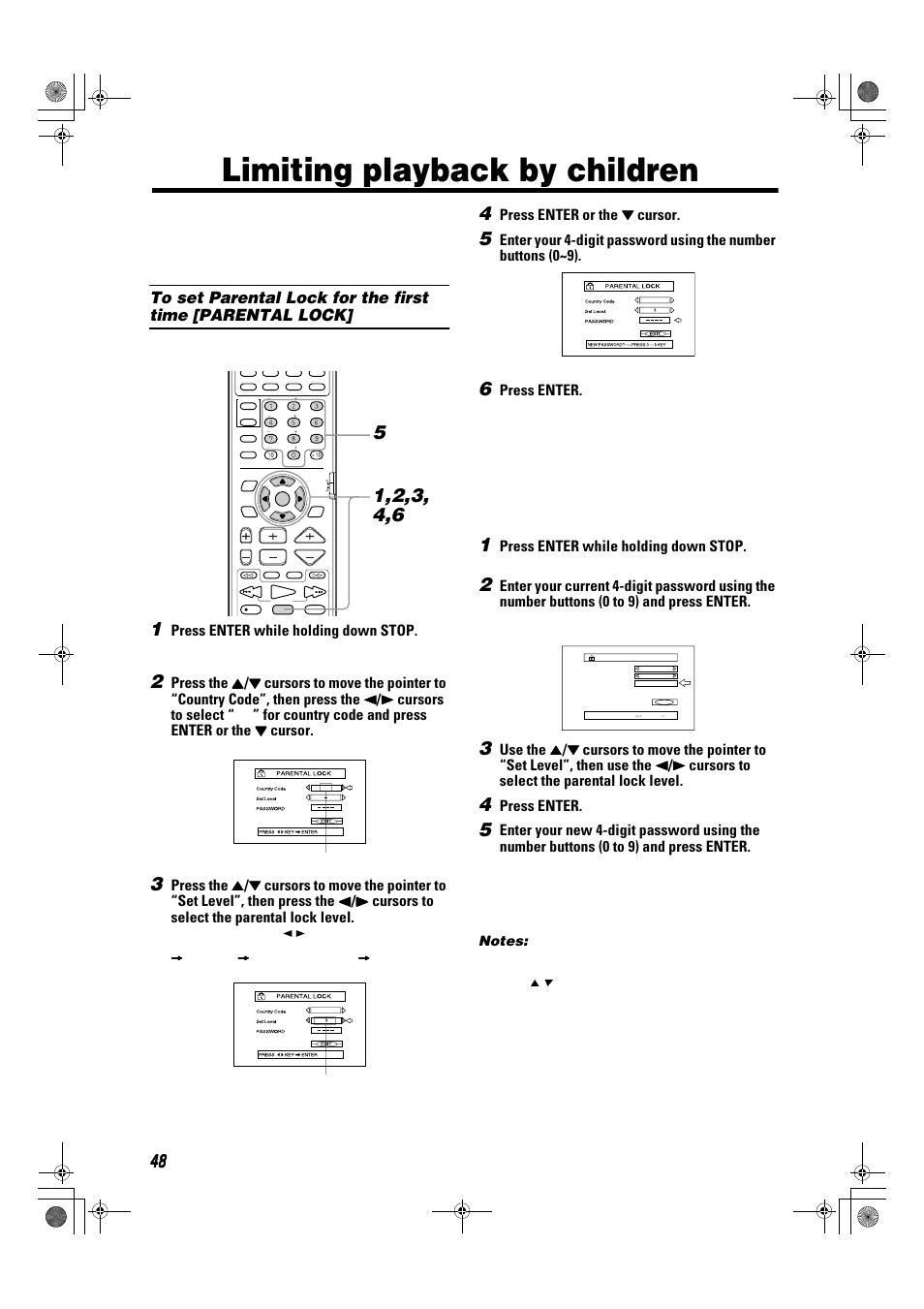 Limiting playback by children | JVC TH-A9R User Manual | Page 50 / 65