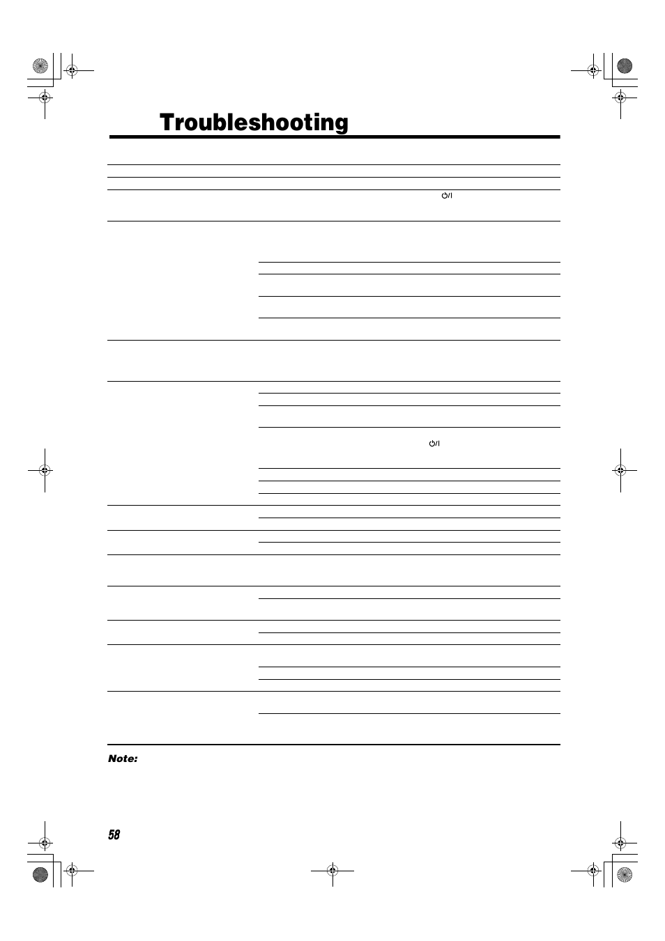 Troubleshooting | JVC TH-A9R User Manual | Page 60 / 65