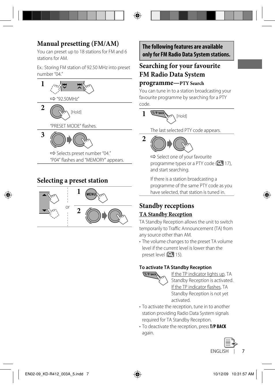 JVC KD-R316 User Manual | Page 11 / 62