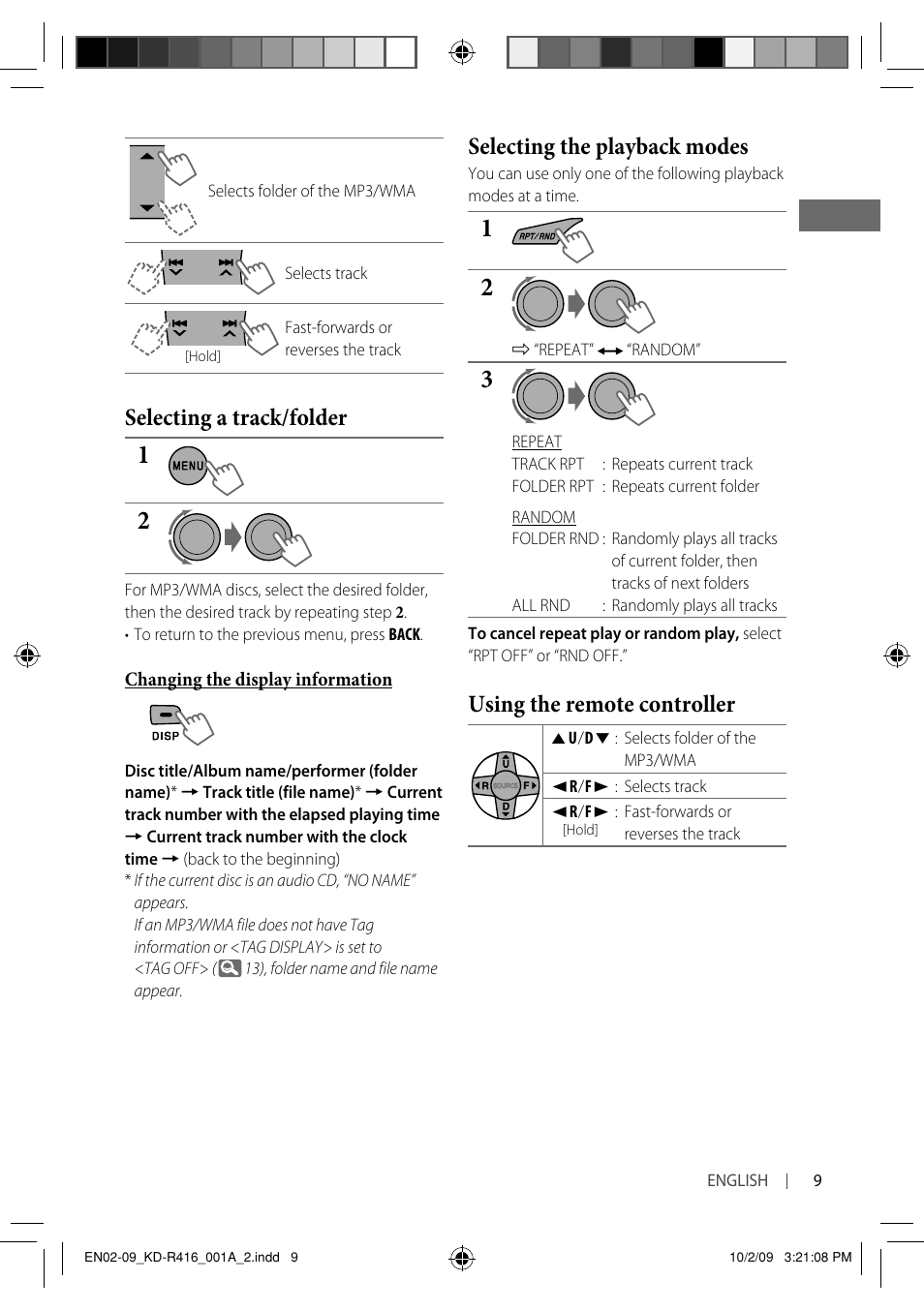 JVC KD-R316 User Manual | Page 45 / 62