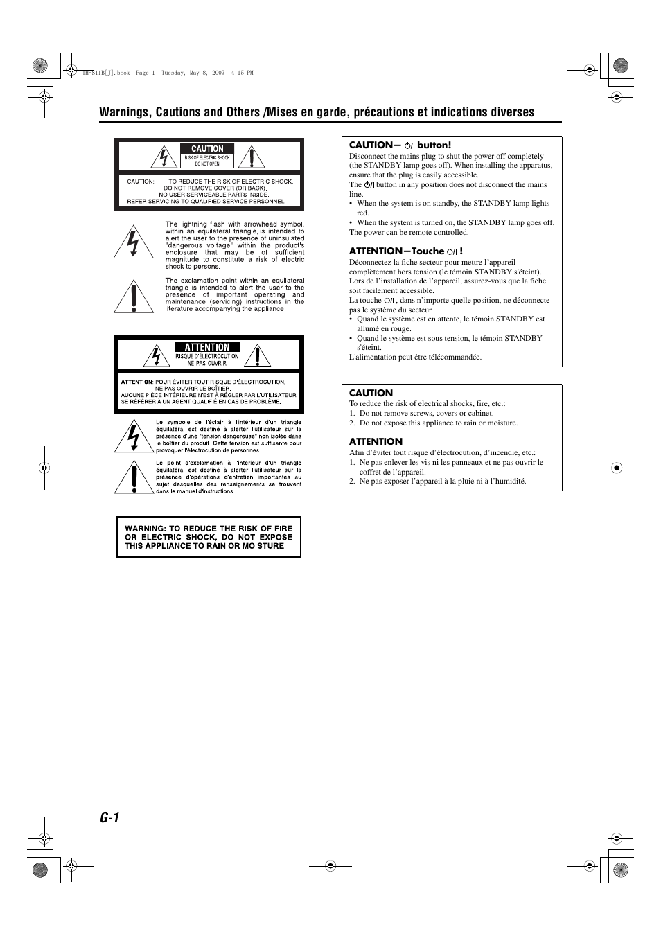 JVC TH-S11B User Manual | Page 2 / 40