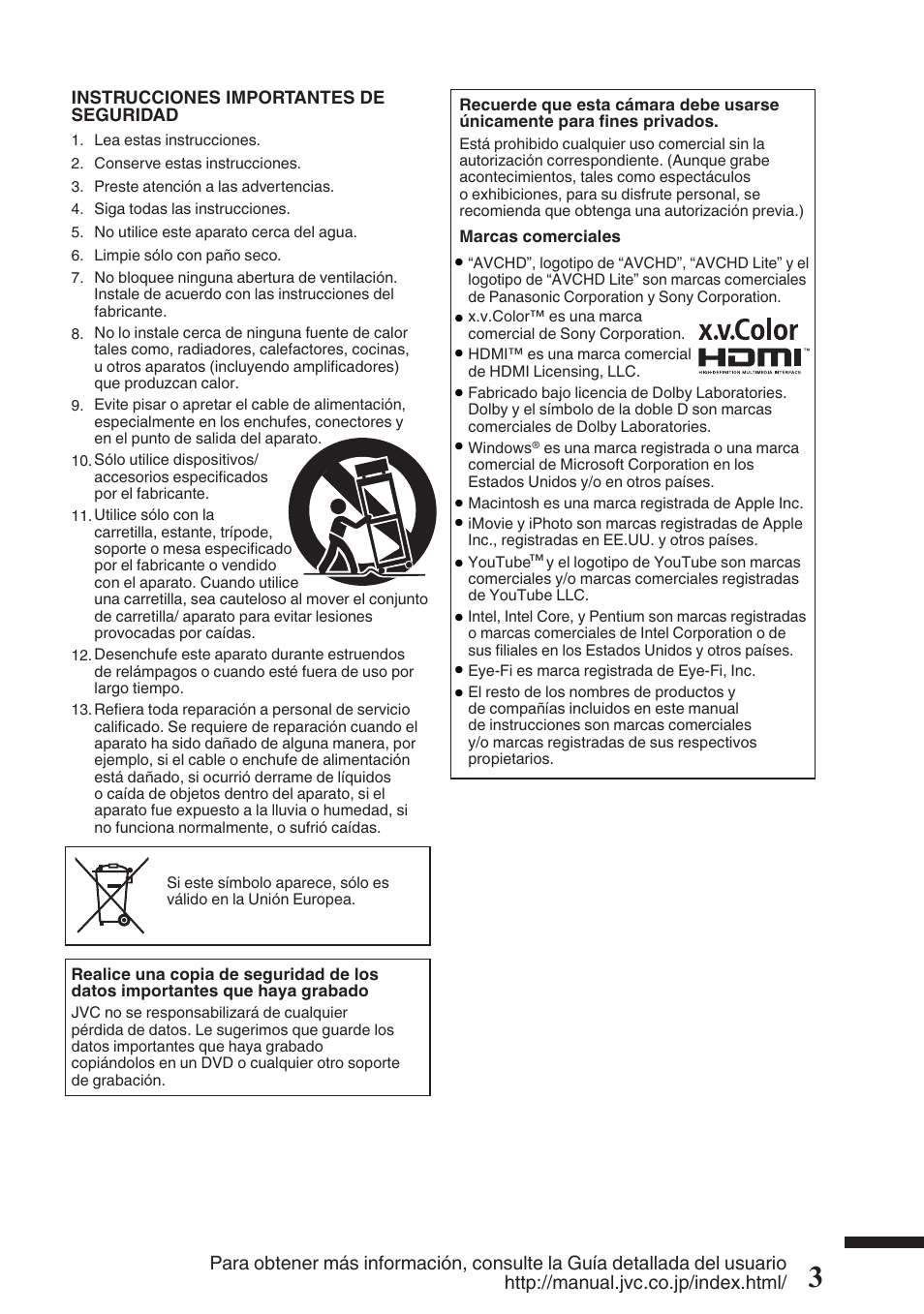 JVC EVERIO GZ-HM670U User Manual | Page 35 / 64