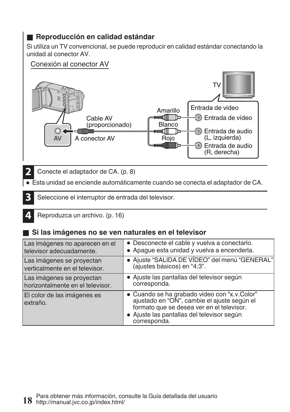 Conector av (p. 18, 20) | JVC EVERIO GZ-HM670U User Manual | Page 50 / 64