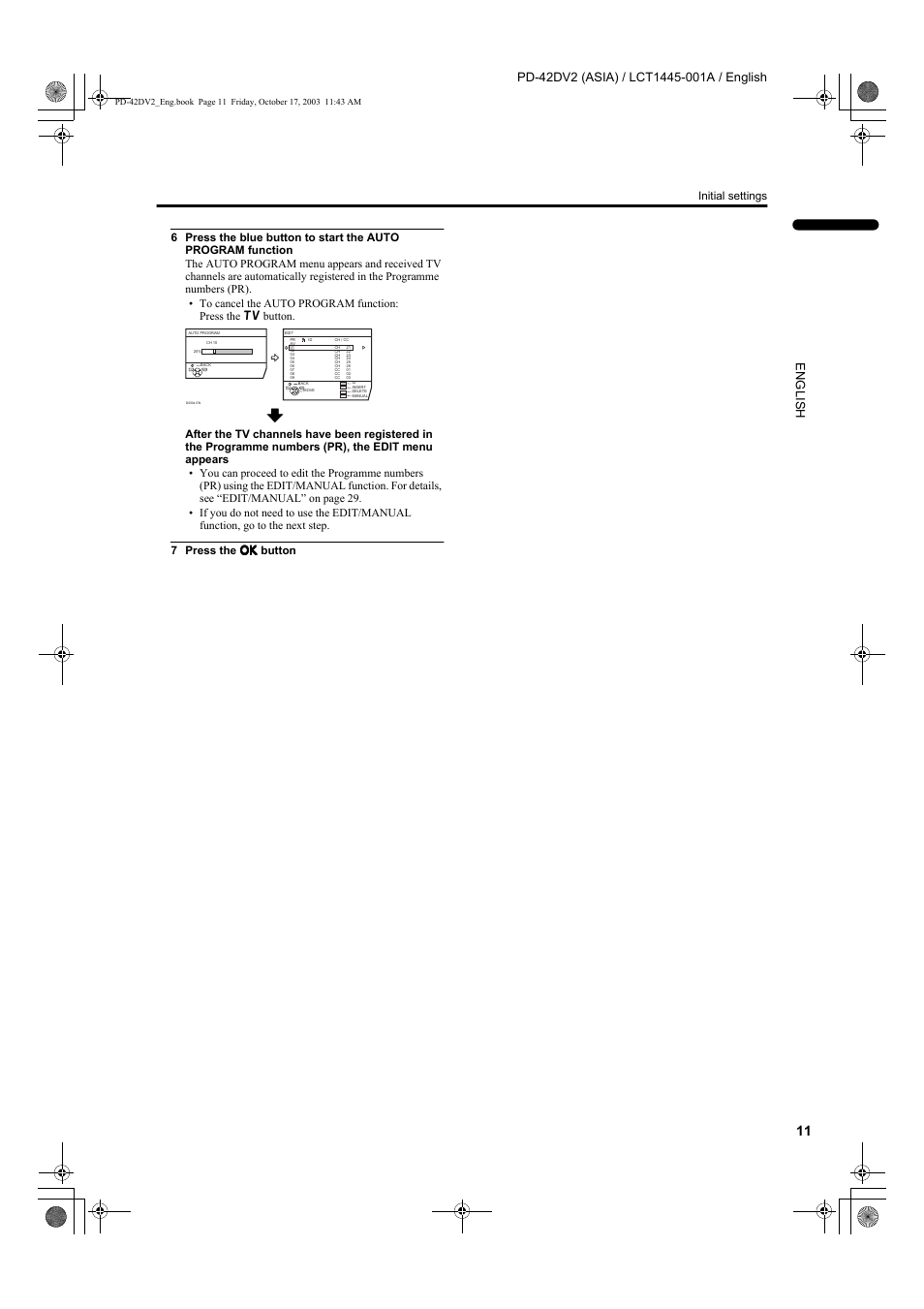 Initial settings | JVC LCT1445-001A User Manual | Page 13 / 44