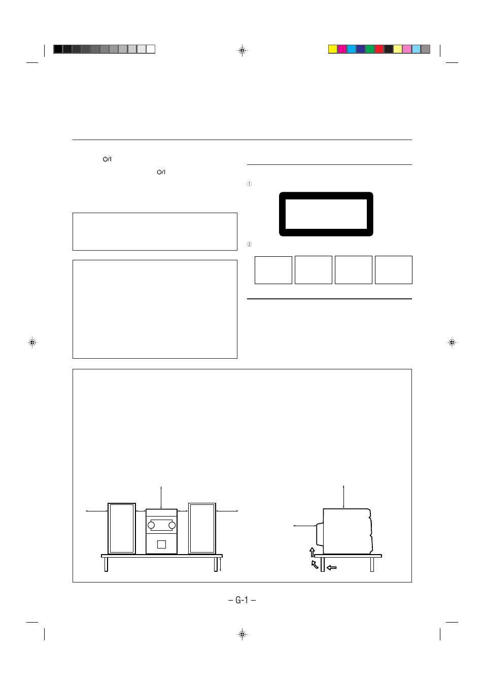 Warnings, cautions and others, Class 1 laser product, Front view side view caution: proper ventilation | Important for laser products | JVC UX-P7 User Manual | Page 2 / 24