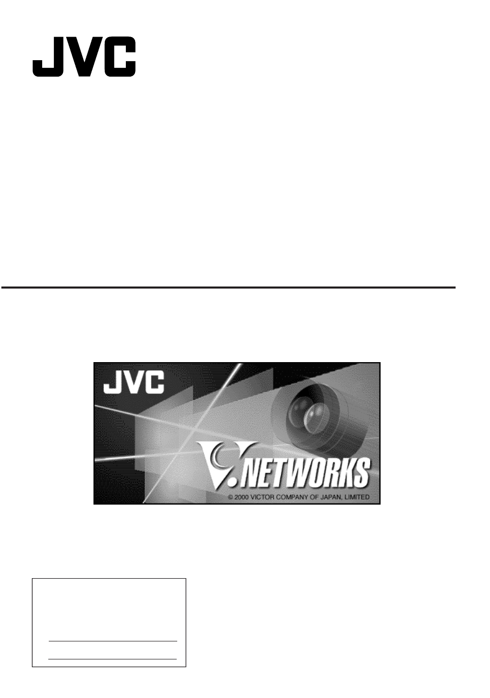 JVC VN-S200U/S100U User Manual | 44 pages