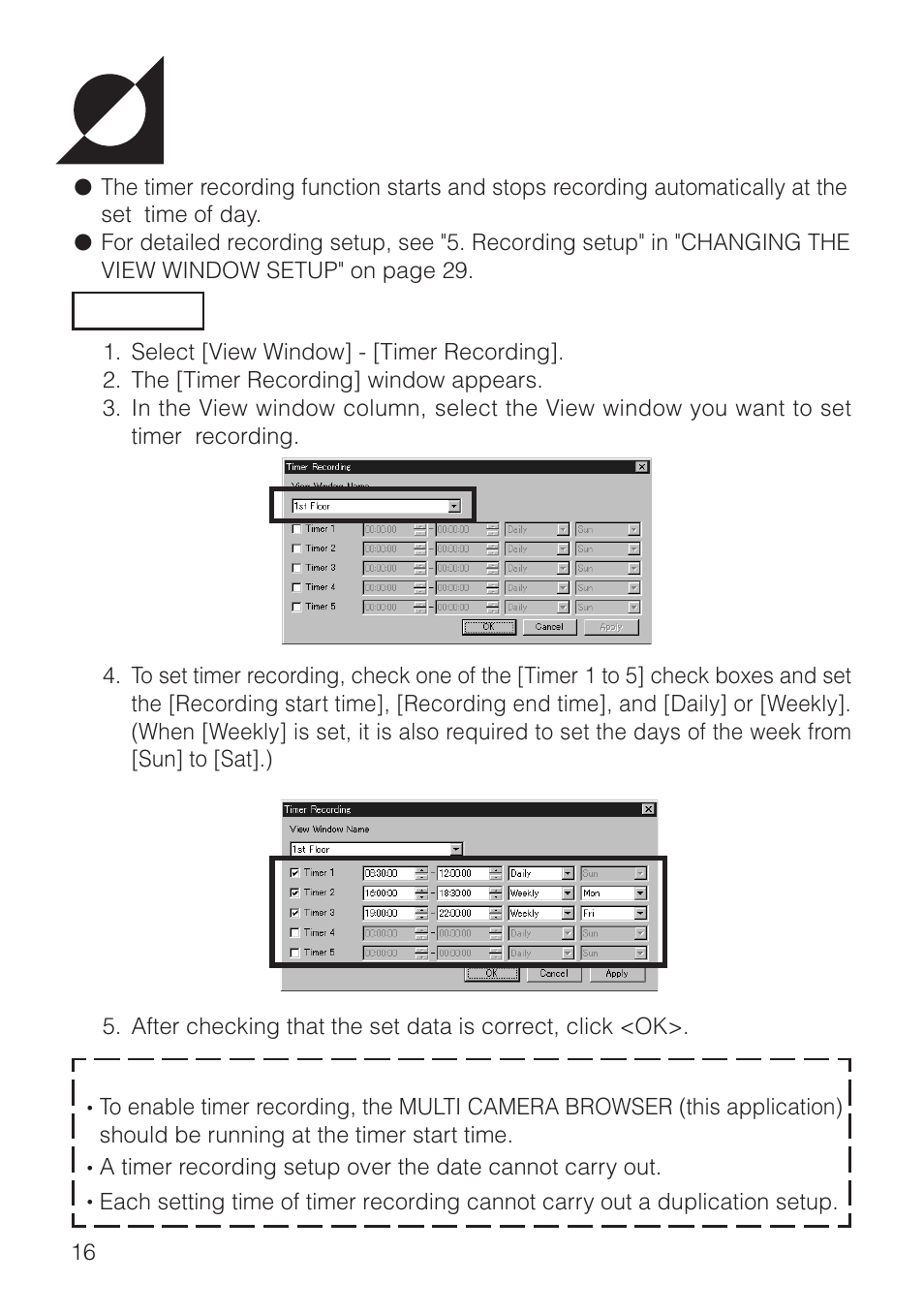 Timer recording | JVC VN-S200U/S100U User Manual | Page 16 / 44