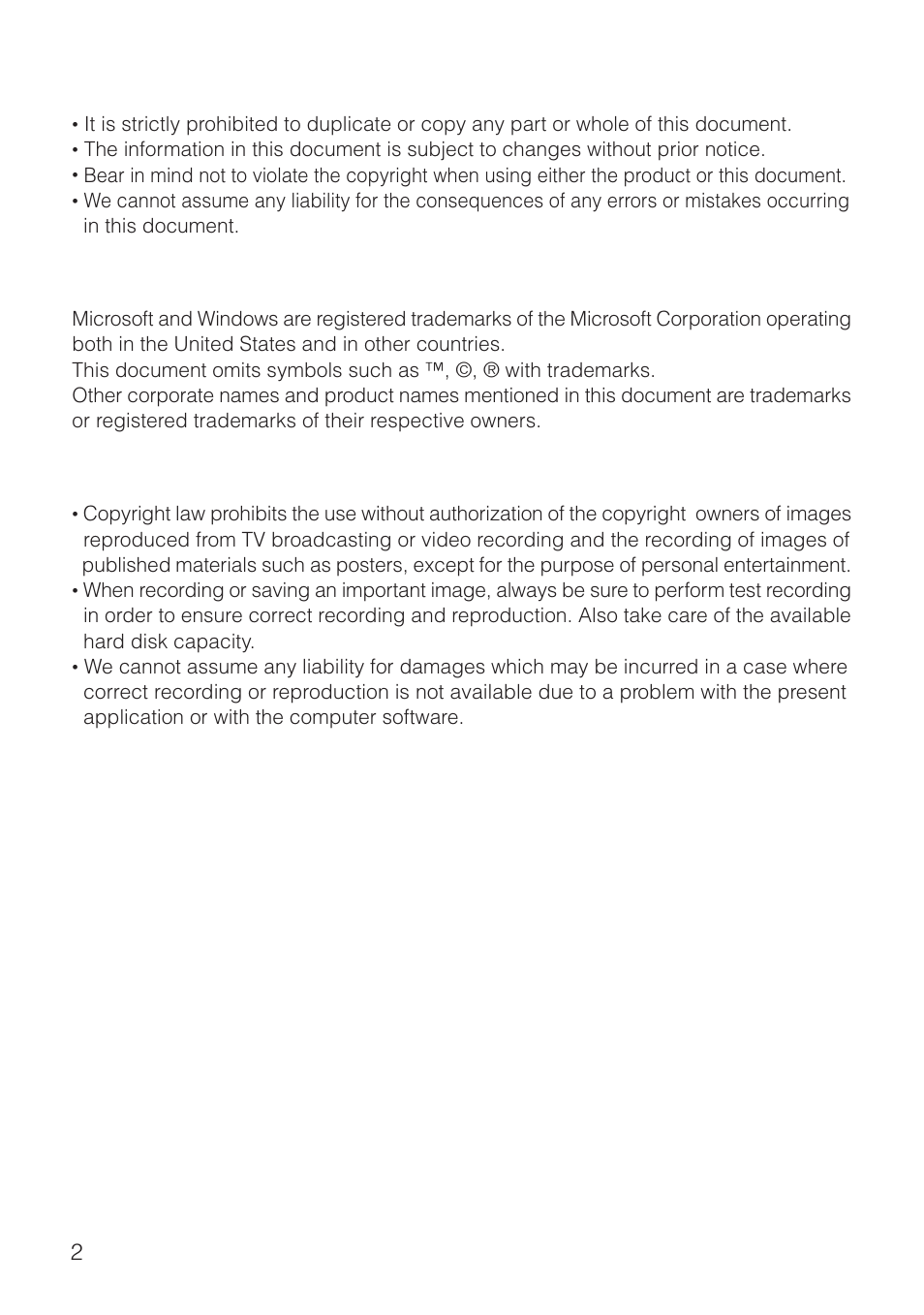 JVC VN-S200U/S100U User Manual | Page 2 / 44
