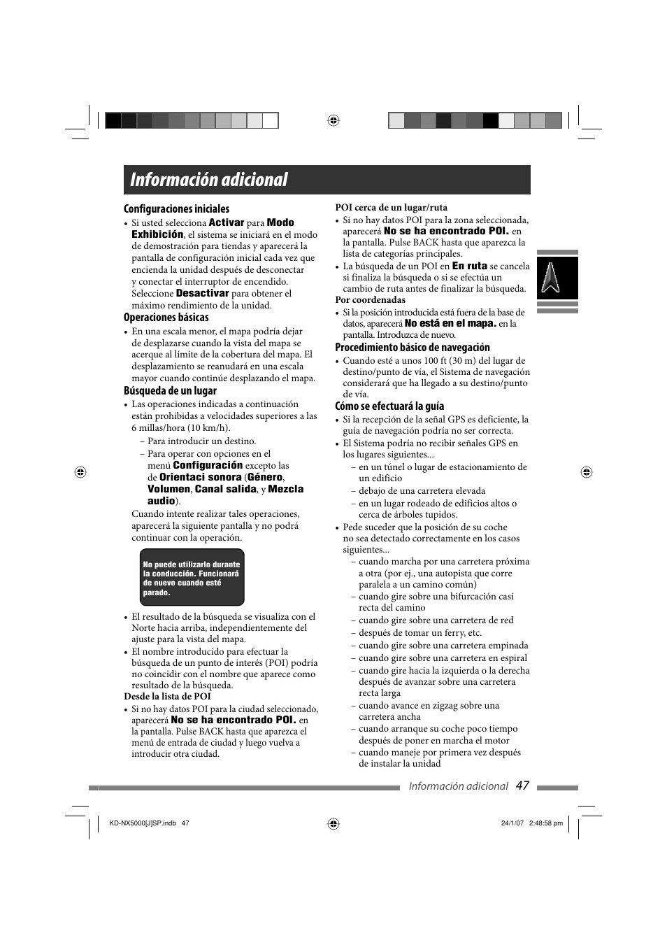 Información adicional | JVC KD-NX5000- User Manual | Page 165 / 357