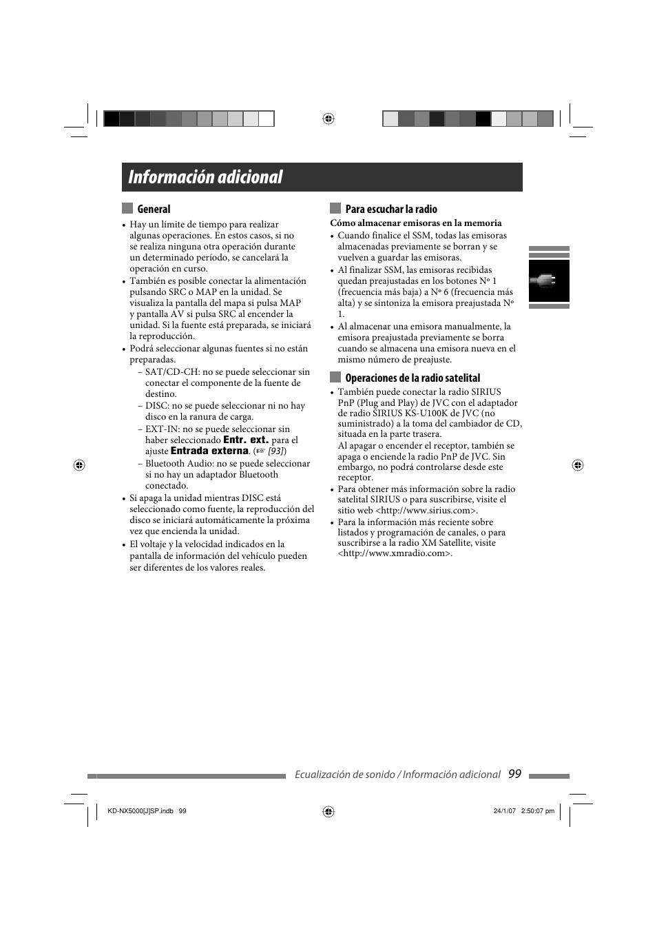 Información adicional | JVC KD-NX5000- User Manual | Page 217 / 357