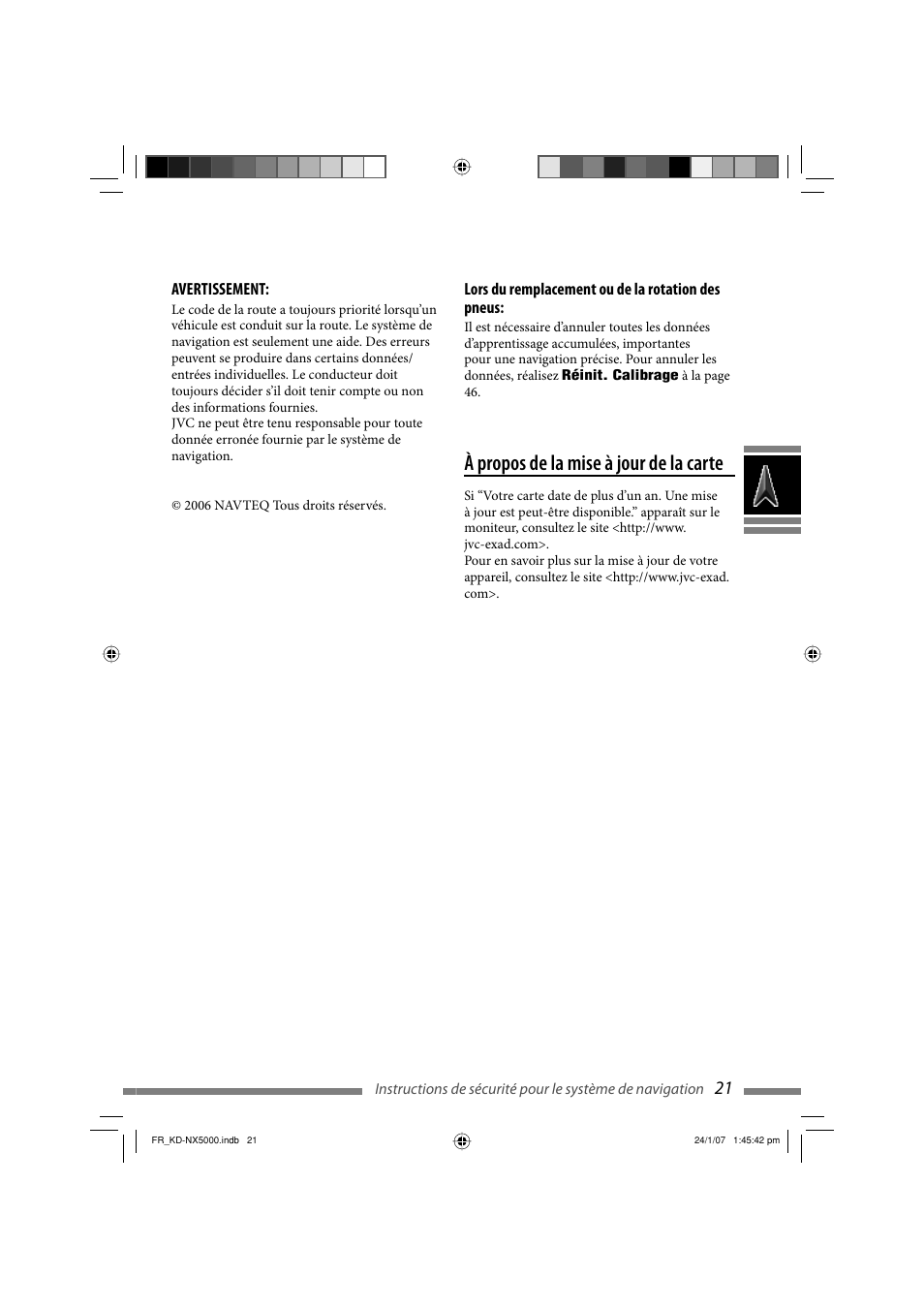 À propos de la mise à jour de la carte | JVC KD-NX5000- User Manual | Page 257 / 357