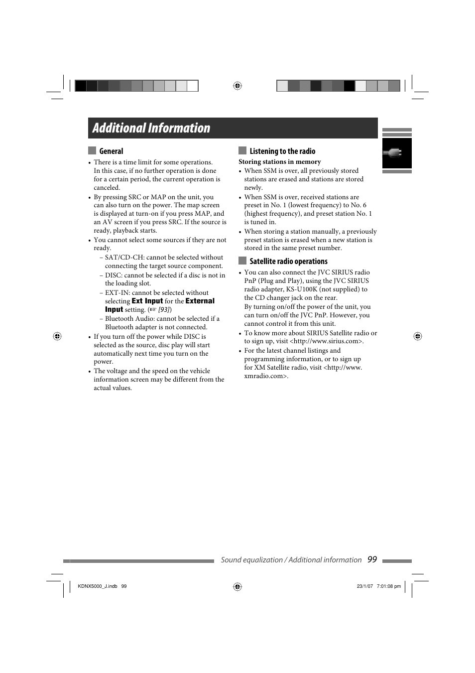 Additional information | JVC KD-NX5000- User Manual | Page 99 / 357