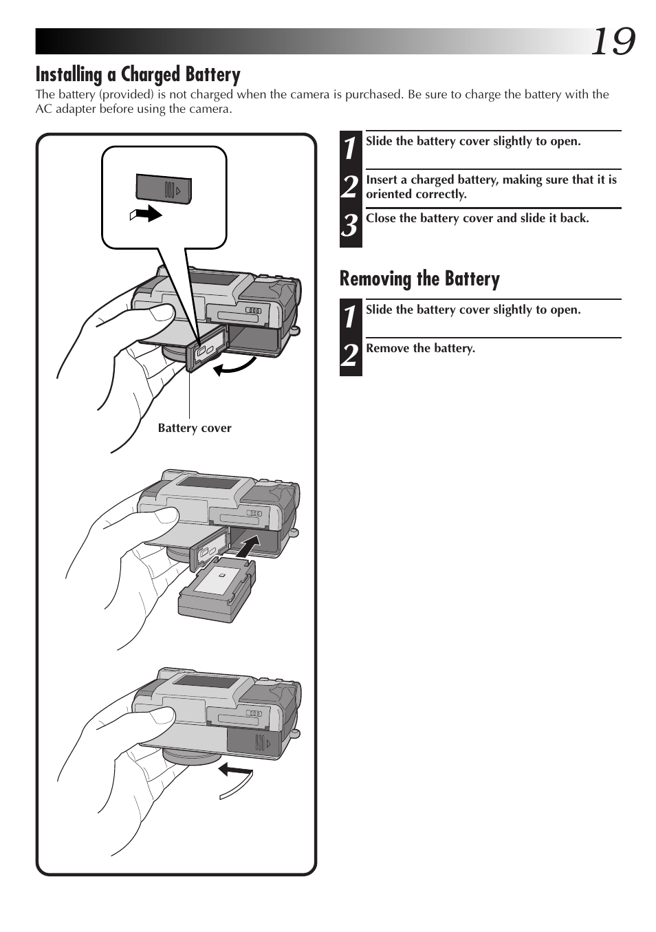 JVC GC-QX3HD User Manual | Page 19 / 104