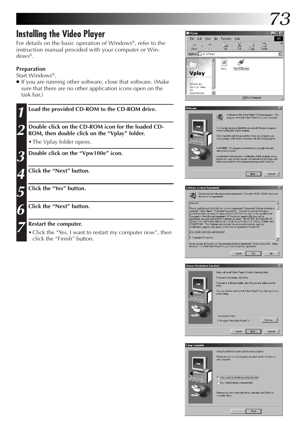 JVC GC-QX3HD User Manual | Page 73 / 104