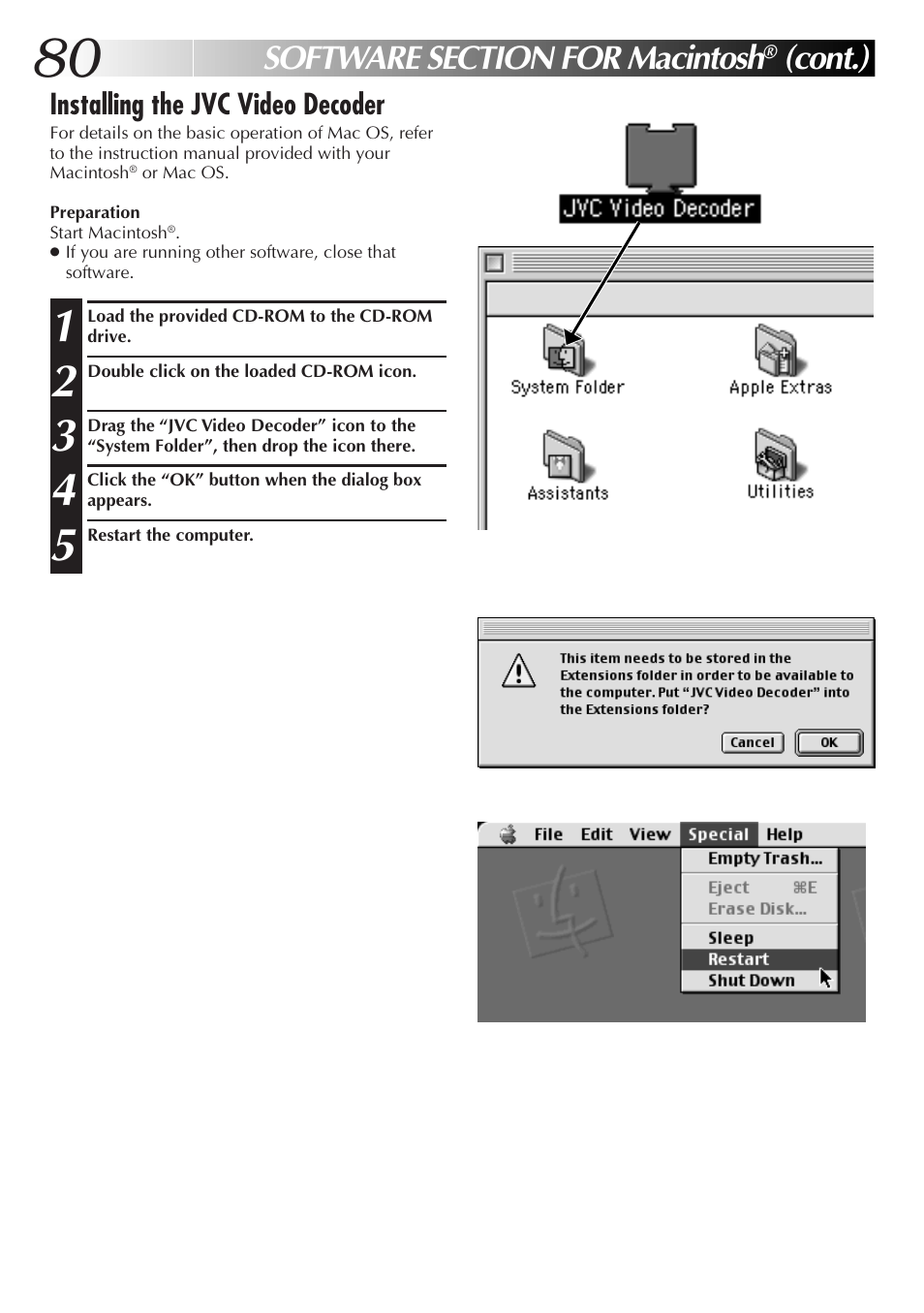 Cont.) | JVC GC-QX3HD User Manual | Page 80 / 104