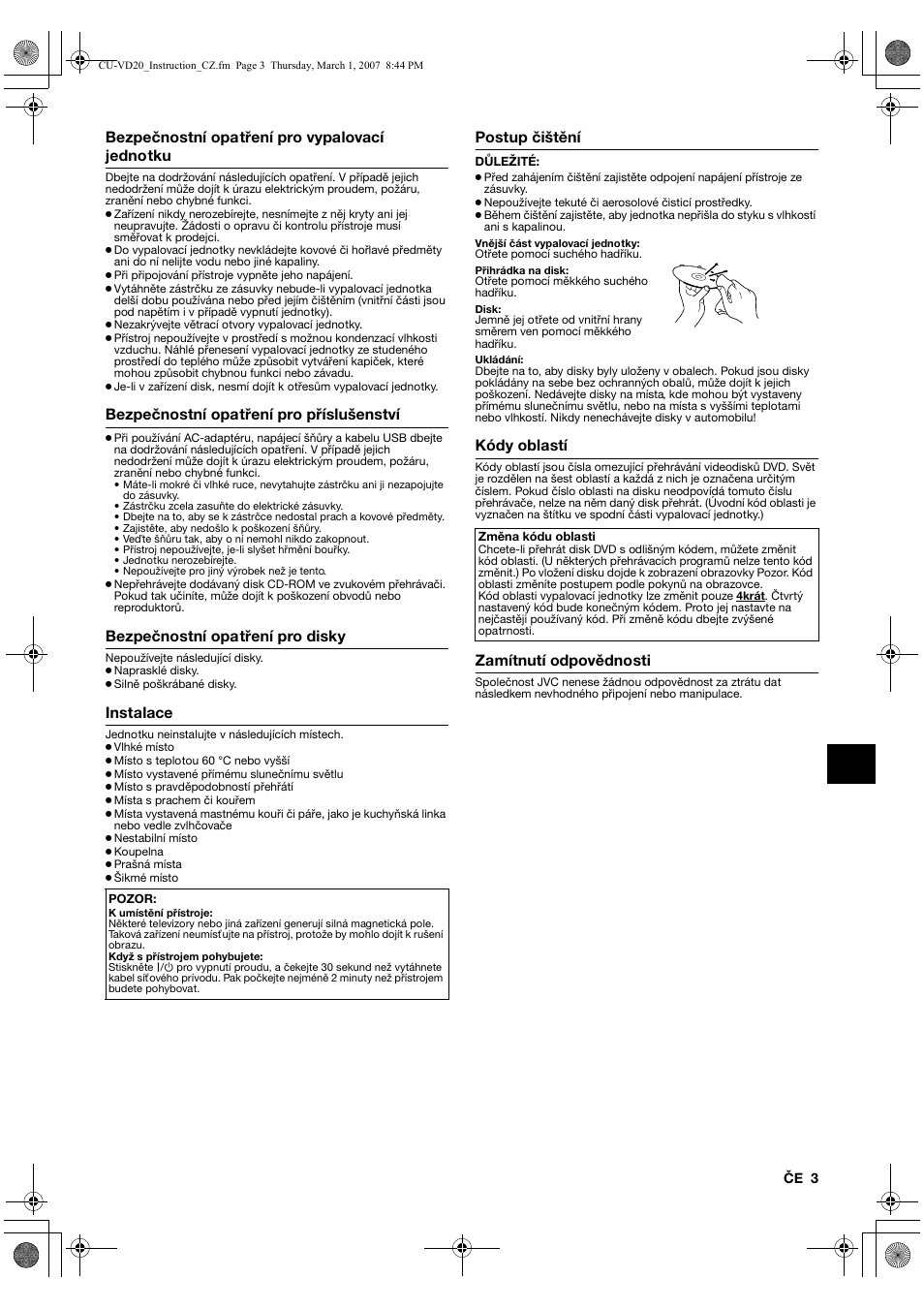 JVC CU-VD20EK User Manual | Page 87 / 136