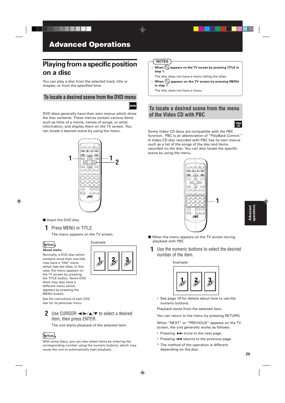 Press menu or title | JVC XV-511BK  EN User Manual | Page 23 / 48