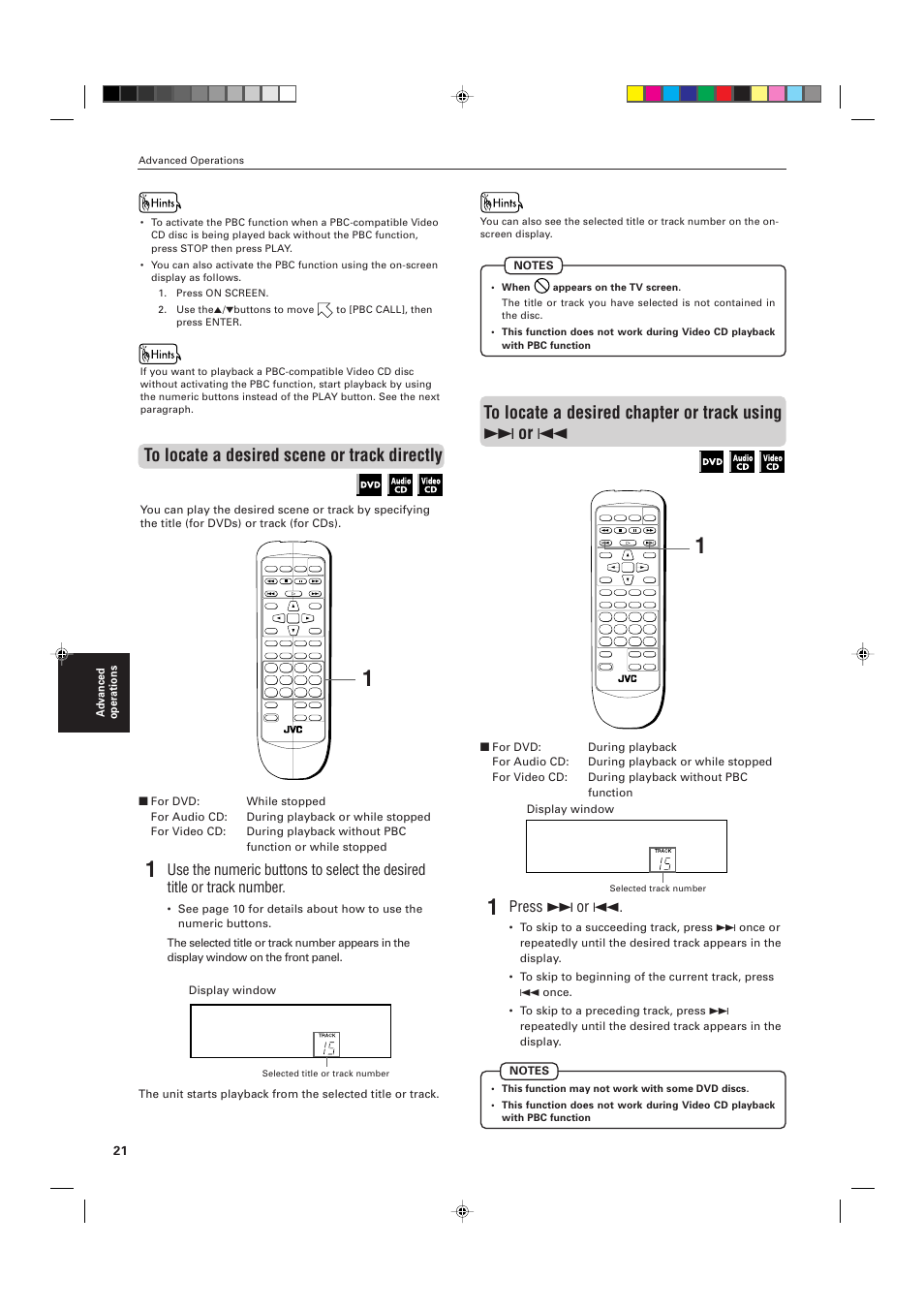 Press ¢ or 4 | JVC XV-511BK  EN User Manual | Page 24 / 48