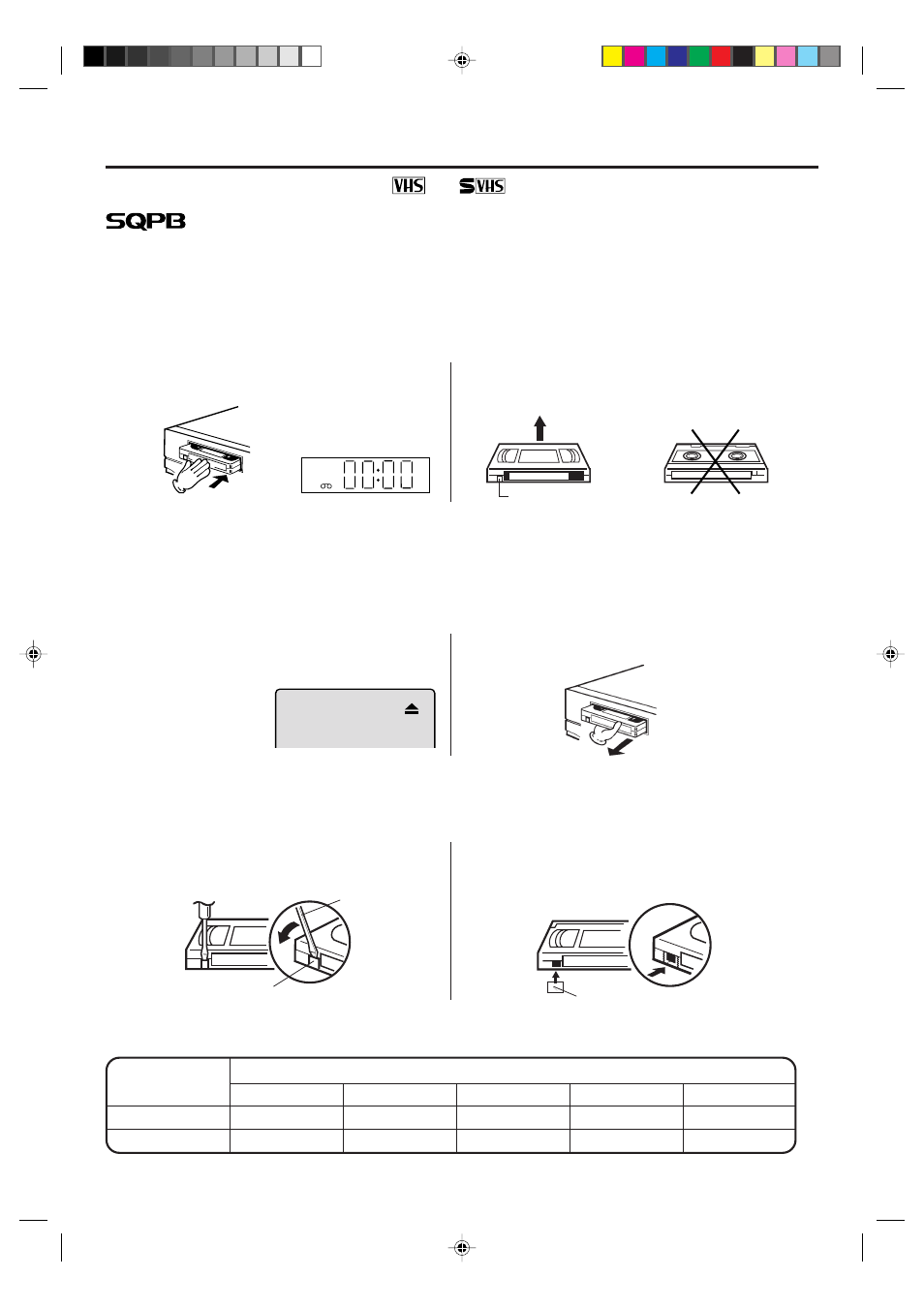 Loading and unloading a cassette tape | JVC LPT0719-001A User Manual | Page 24 / 60