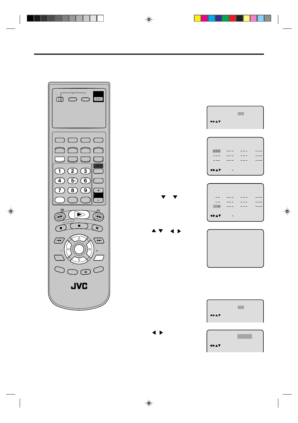 Program playback/random playback (cd), Program playback, Random playback | Vcr/dvd/tv | JVC LPT0719-001A User Manual | Page 41 / 60